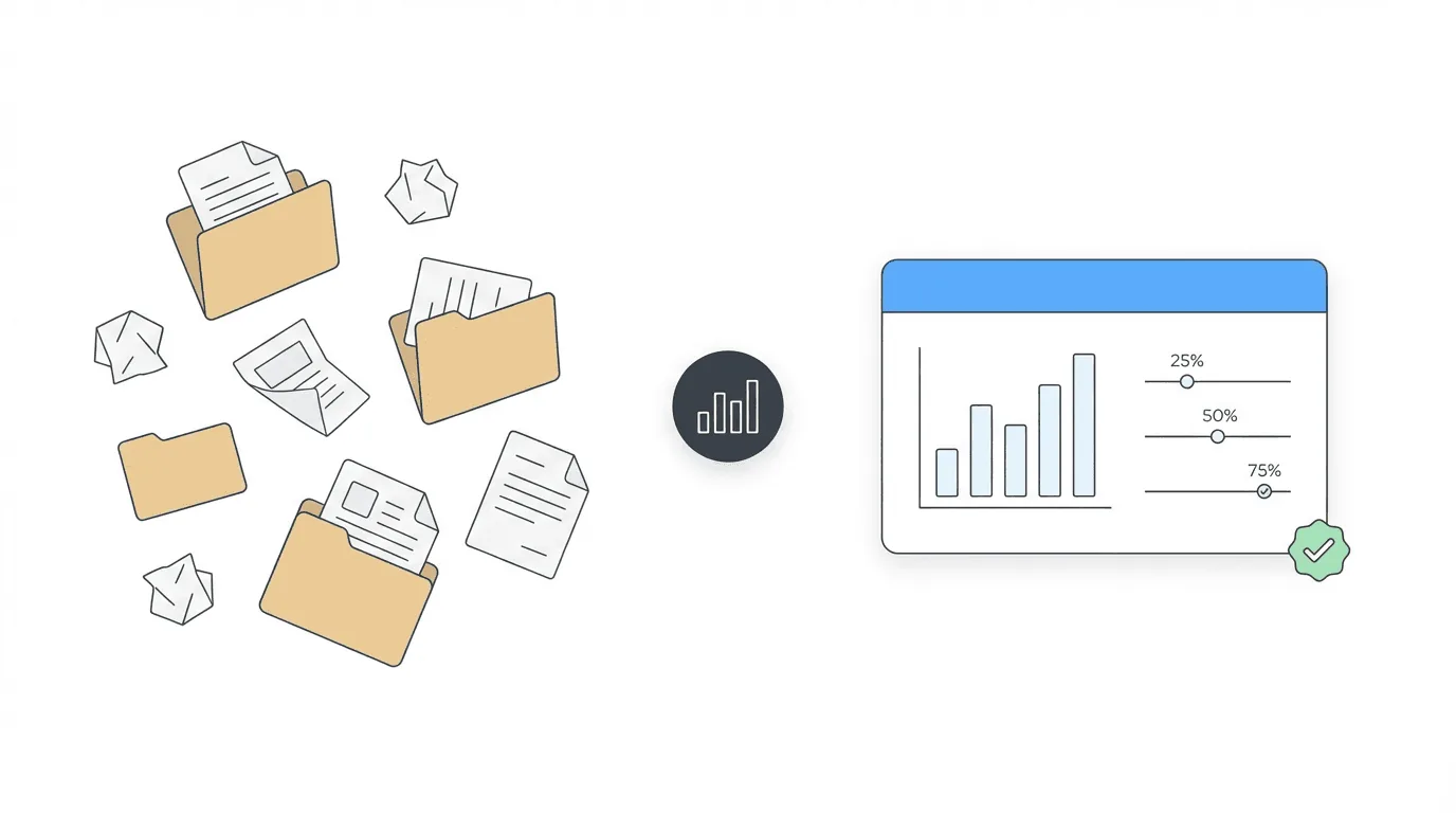 Benchmark metrics comparing manual versus automated ERE monitoring efficiency