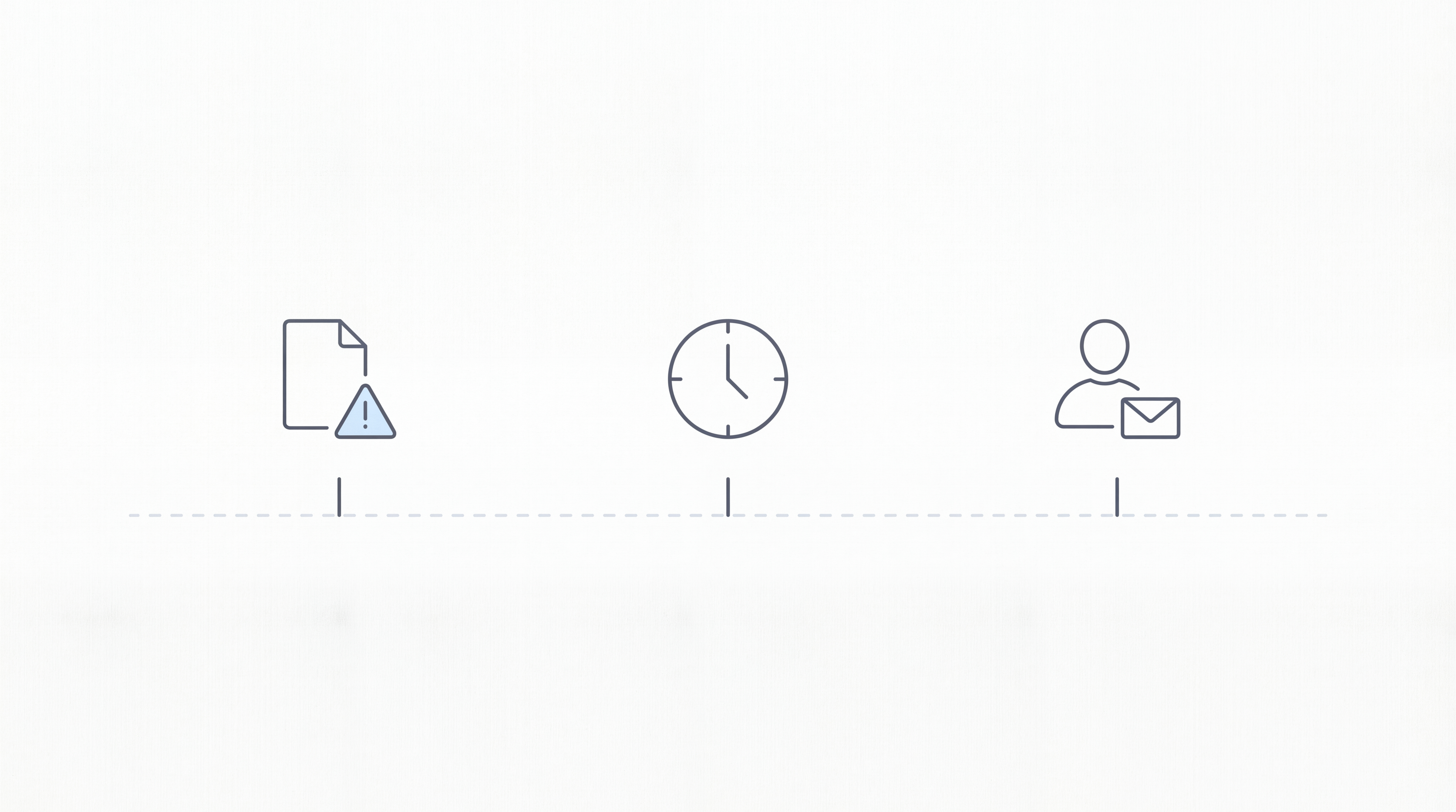 Timeline showing SSA decision arriving in portal, delay, then client receiving mail before attorney is notified