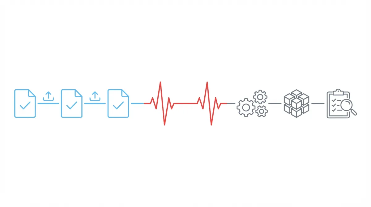 Timeline showing SSA activity, information lag, then delayed firm awareness
