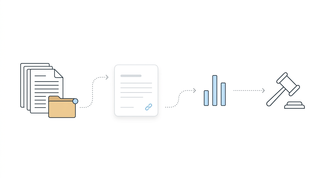 From ERE to VE: the connected three-step workflow from organized ERE records to a cited RFC to vocational job numbers, arriving ready at the hearing