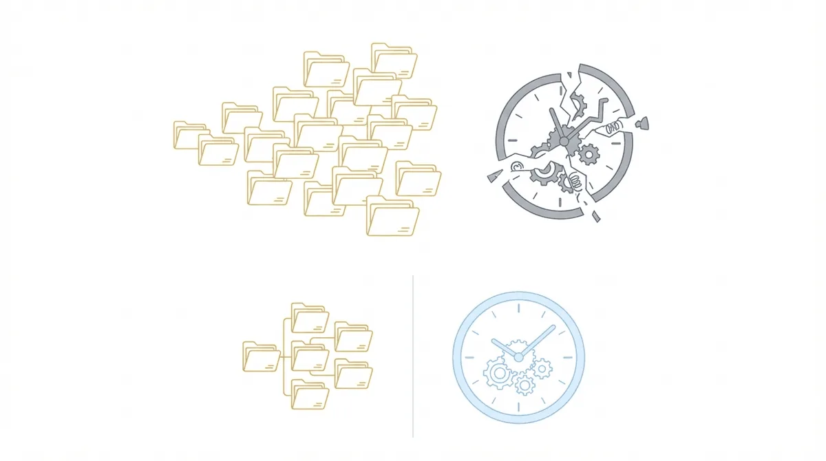 Scaling breakdown - as caseload grows, time pressure increases