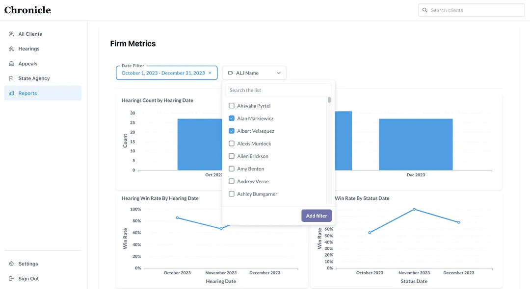 Chronicle January product update featuring new dashboards and ERE report downloads