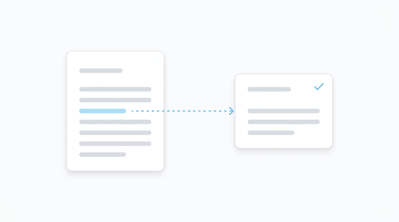 Citation-linked output linking a finding to its source exhibit page