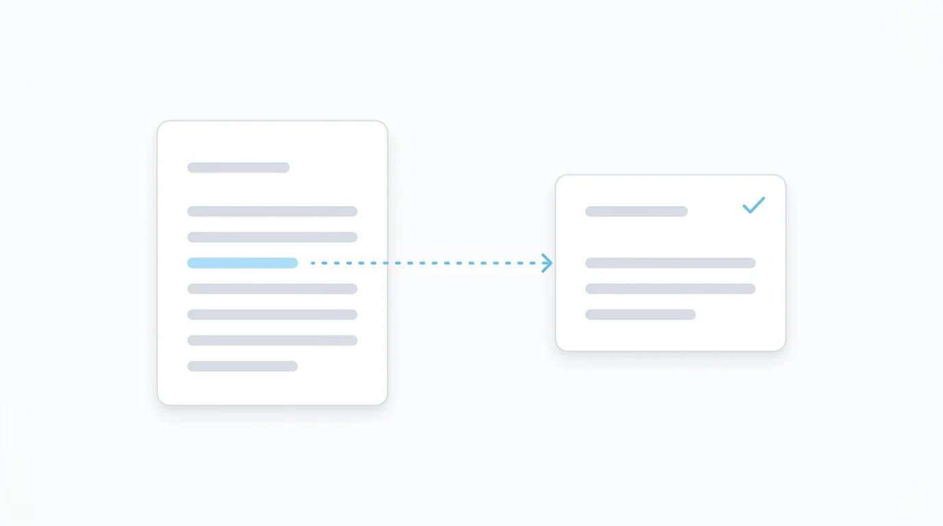 Citation-linked output linking a finding to its source exhibit page