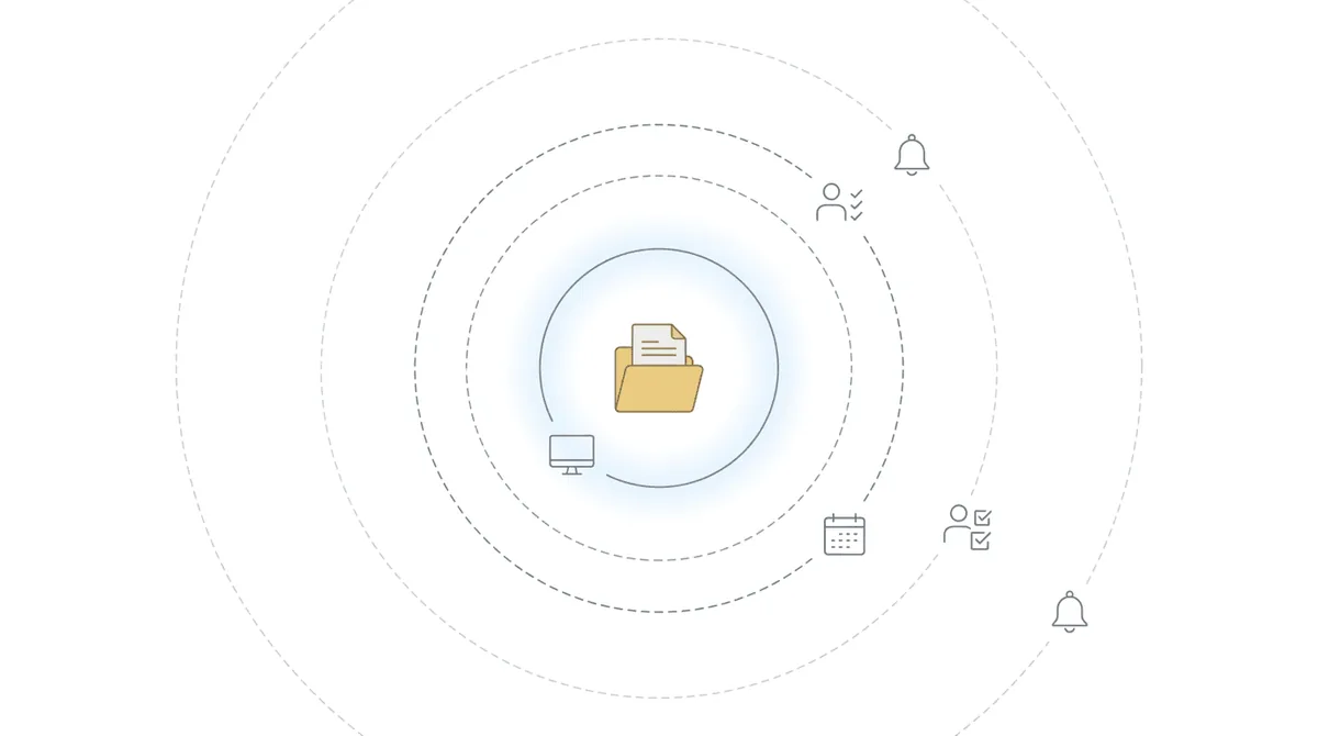 Four concentric layers of deadline protection — ERE monitoring, calendar systems, human review, escalation