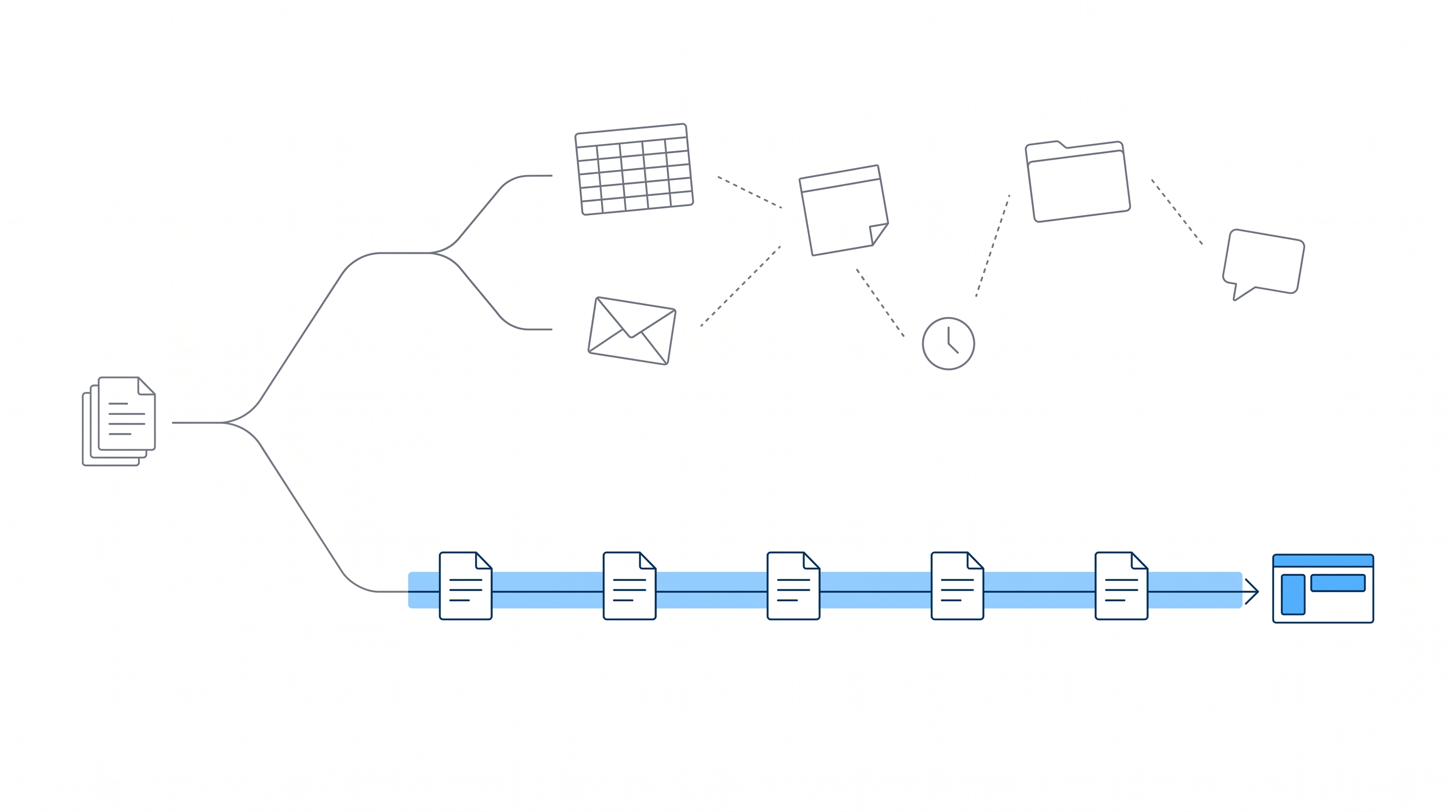 A fragmented disability practice and a connected one running the same caseload: one routes every record through a single case timeline, the other scatters it across spreadsheets, inboxes, and one person's memory