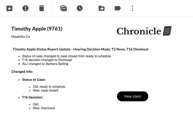 ssa activity tracking for real-time status and email alerts