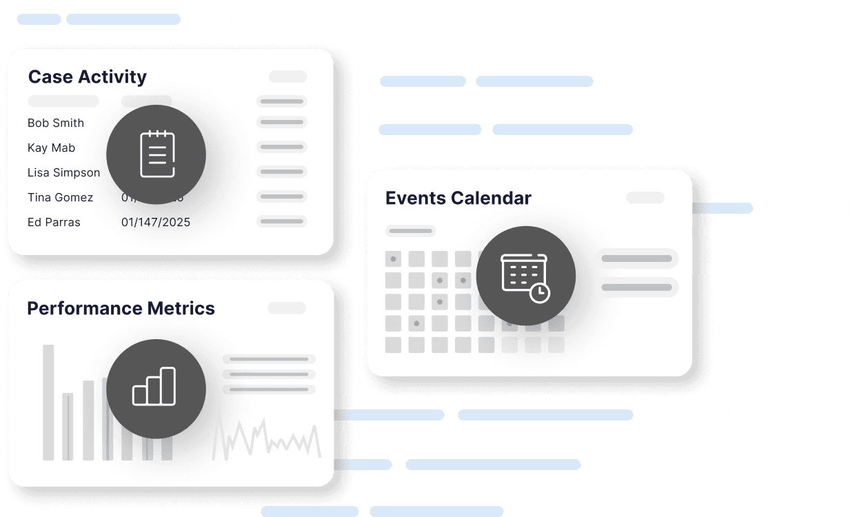 centralized dashboard for ssd law firms