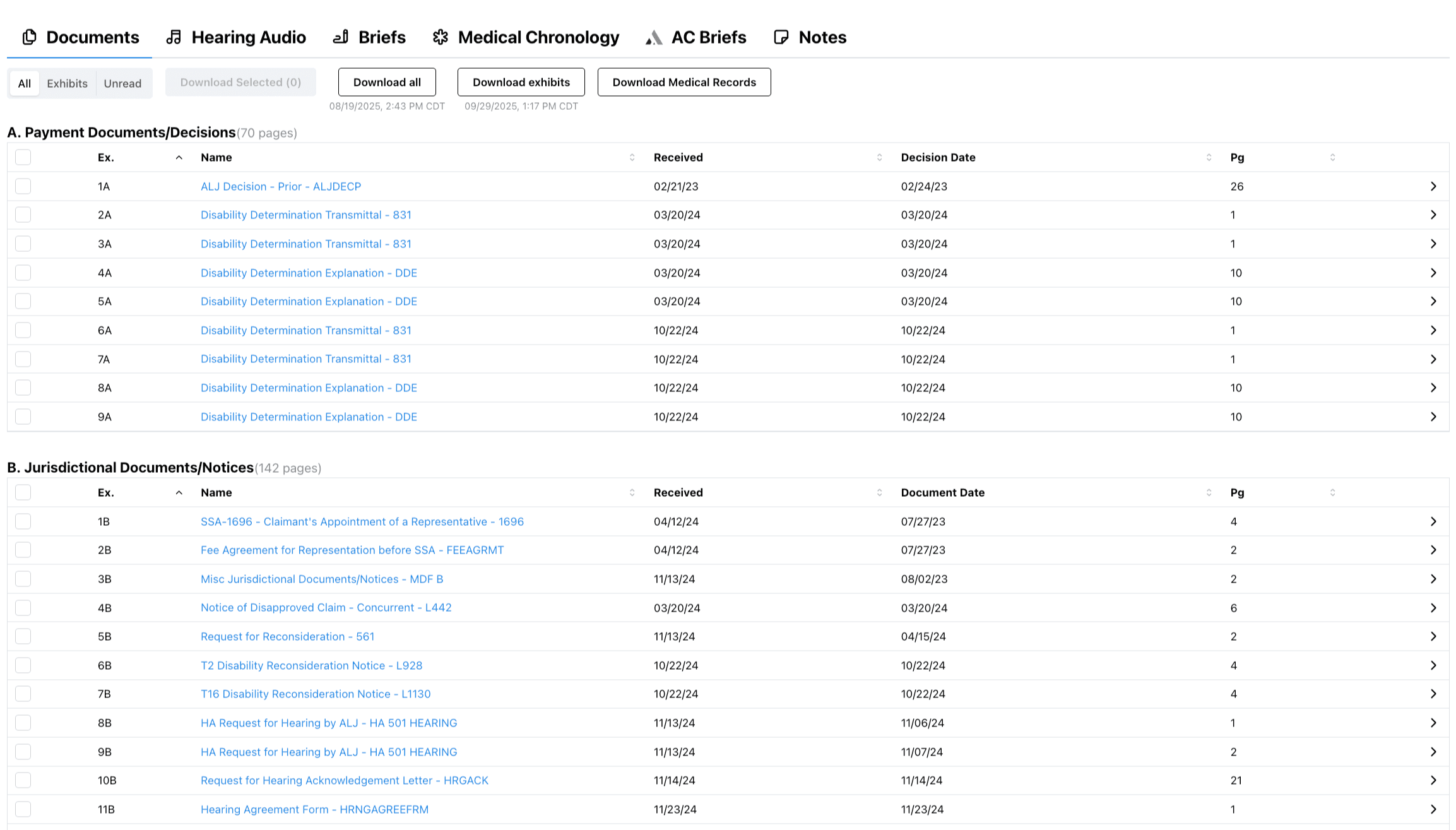 automated disability hearing prep software