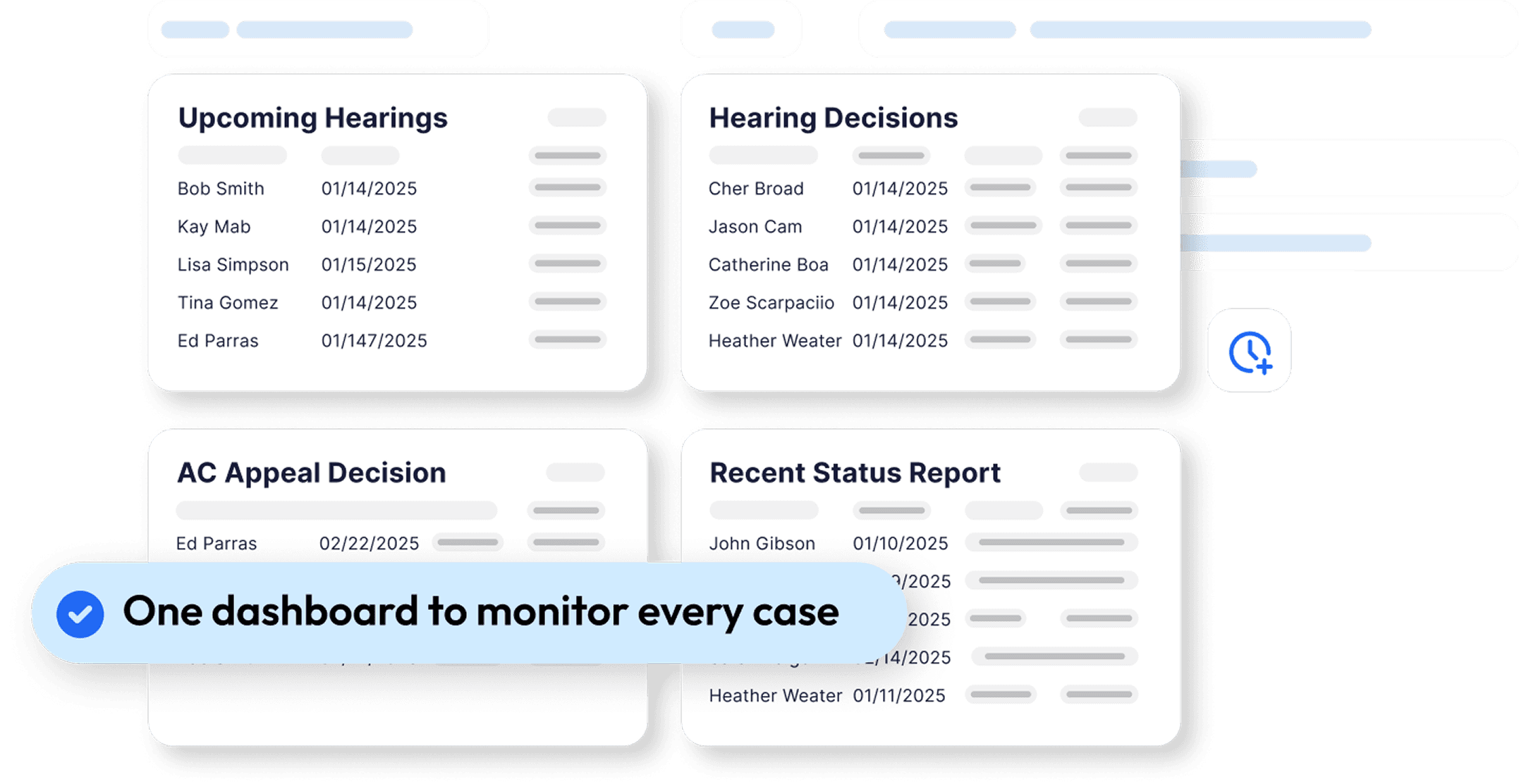 Chronicle ERE dashboard for viewing cases